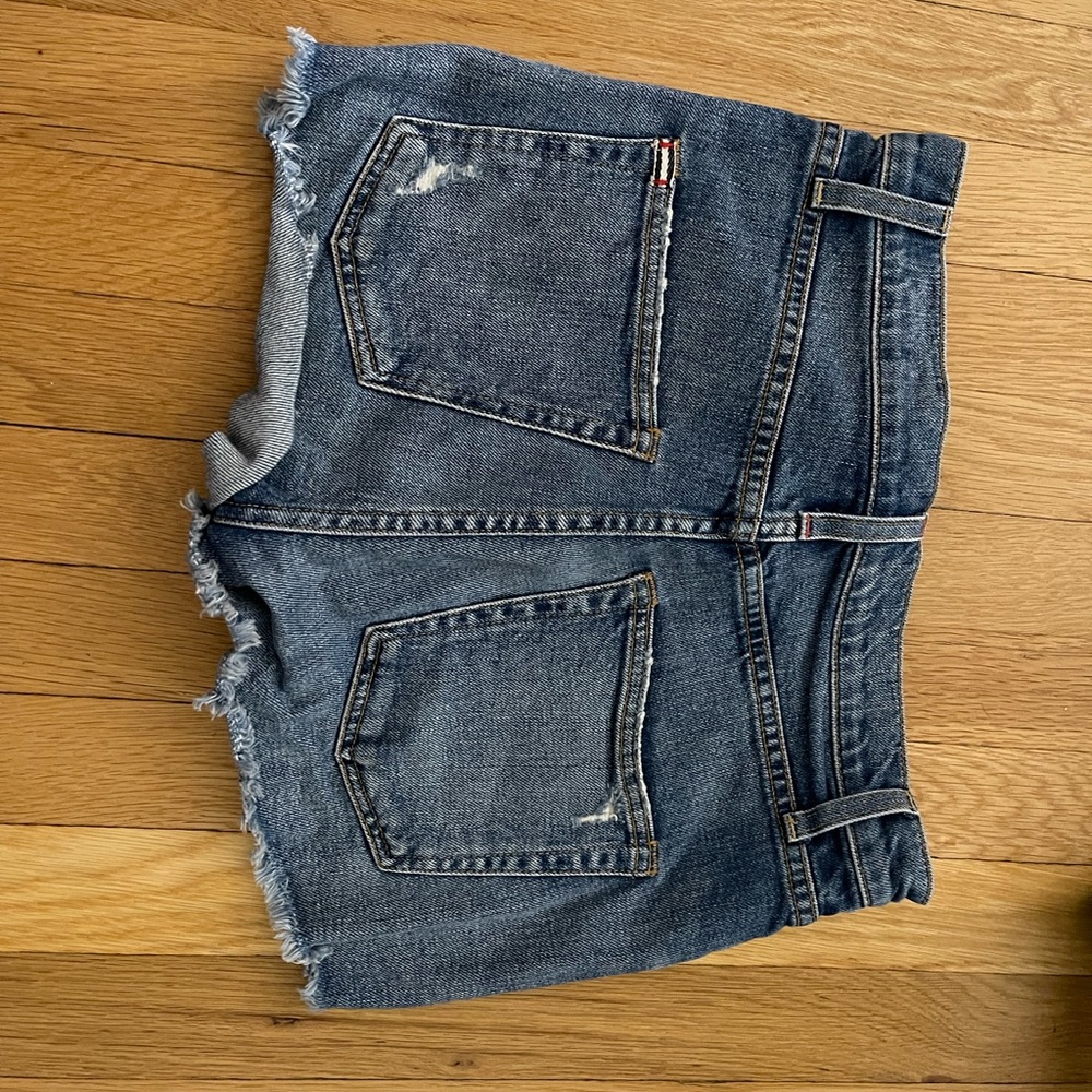 Alice and Olivia Denim, mid rise Jean shorts